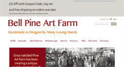 Desktop Screenshot of bellpineartfarm.com